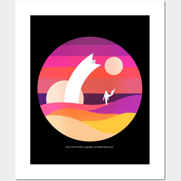 Minimalist Arrakis, Neon Wall Art by Dream Artworks